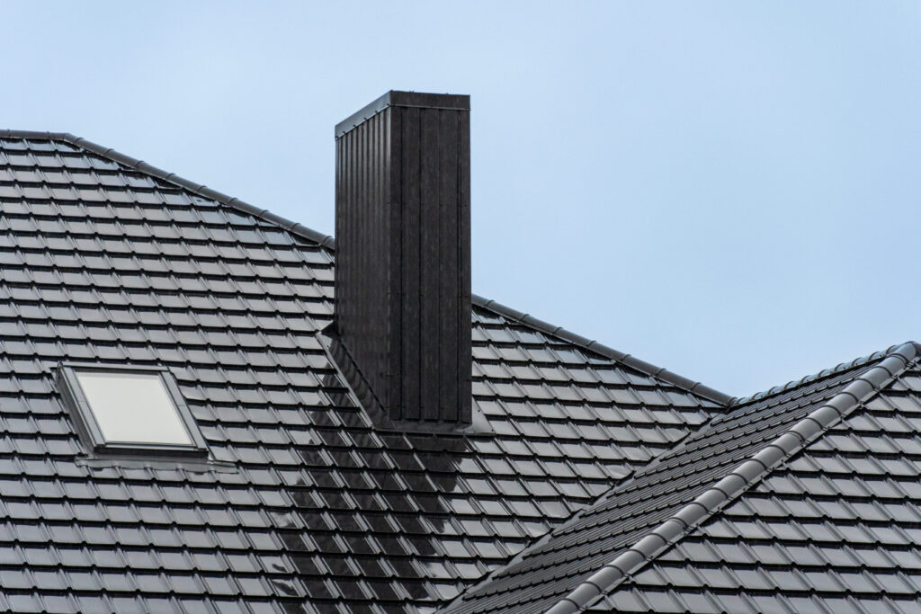 chimney stands tall