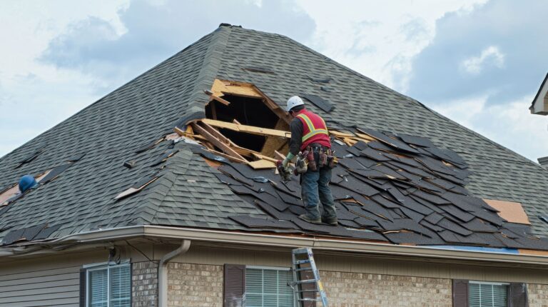installing new shingles